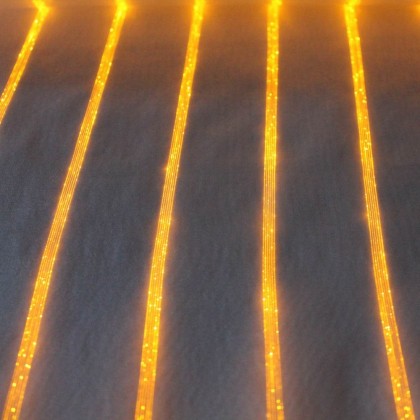 DANIELA WHITE FABRIC (LUMINOUS FIBER OPTIC FABRIC)